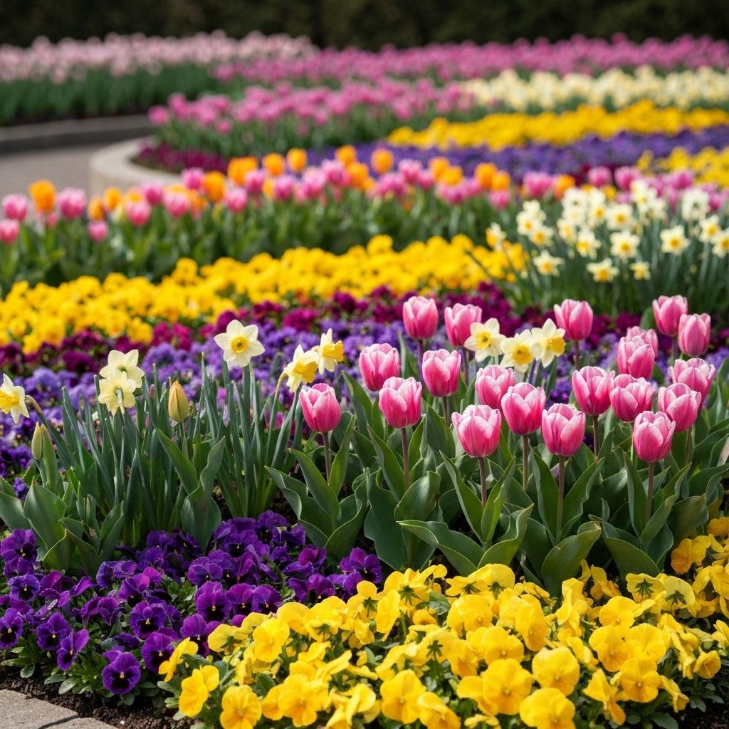 Seasonal Color Display - Maintenance landscaping project